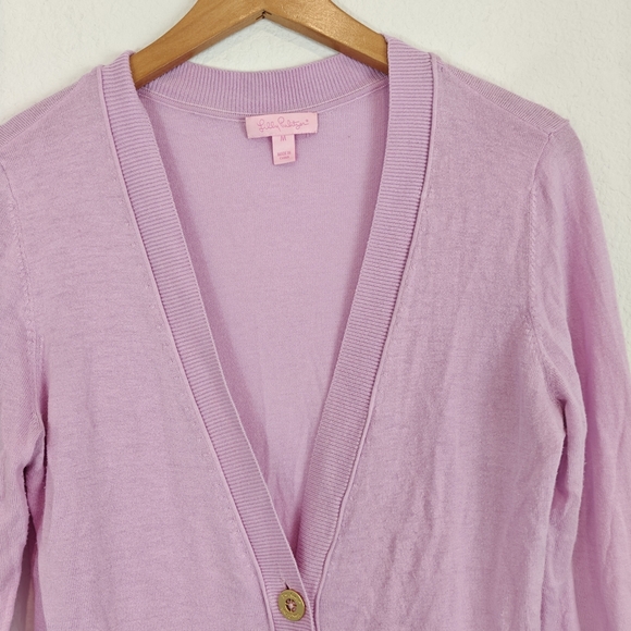 Lilly Pulitzer Light Pink Button-Up Cardigan - Picture 4 of 14
